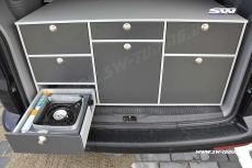 SW-Camper Heckkche VANESS fr VW T5 / T6 Multivan