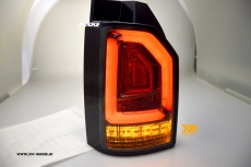 SW-Celi LED Rckleuchten fr VW T6 Typ SG 16-20 smoke mit Wischblinker fr Werks LED