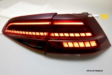 SWCeli LED Rckleuchten fr VW Golf 7 Limo AU 12-16 Red/smoke LED Wischblinker