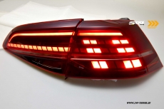 SWCeli LED Rckleuchten fr VW Golf 7 Limo AU 12-16 Red/smoke LED Wischblinker