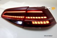 SWCeli LED Rckleuchten fr VW Golf 7 Limo AU 12-16 Red/smoke LED Wischblinker