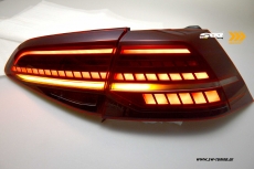 SWCeli LED Rckleuchten fr VW Golf 7 Limo AU 12-16 Red/smoke LED Wischblinker
