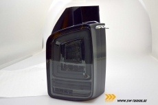 SW-Celi LED Rckleuchten fr VW T6 Typ SG 16-20 Flgeltr smoke mit Wischblinker