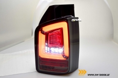 SW-Celi LED Rckleuchten fr VW T6 Typ SG 16-20 Flgeltr smoke mit Wischblinker