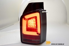 SW-Celi LED Rckleuchten fr VW T6 Typ SG 16-20 Flgeltr smoke mit Wischblinker