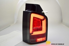 SW-Celi LED Rckleuchten fr VW T6 Typ SG 16-20 Flgeltr smoke mit Wischblinker