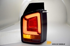 SW-Celi LED Rckleuchten fr VW T6 Typ SG 16-20 Flgeltr smoke mit Wischblinker