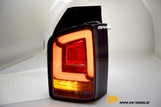 SW-Celi LED Rckleuchten fr VW T6 Typ SG 16-20 Flgeltr smoke mit Wischblinker