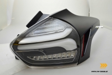 SW-Celi LED Rckleuchten fr Ford Focus Mk3 CB8 DYB 16-18 Facelift 5Trer-Flieheck Lightbar Black