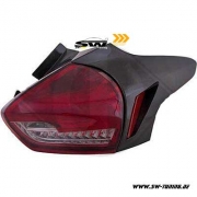 SW-Celi LED Rckleuchten fr Ford Focus Mk3 CB8 DYB 16-18 Facelift 5Trer-Flieheck Lightbar red/smoke