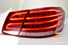 SWCeli LED Rckleuchten fr Mercedes E-Klasse W212 09-13 Limo red/clear mit wischblinker