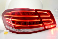 SWCeli LED Rckleuchten fr Mercedes E-Klasse W212 09-13 Limo red/clear mit wischblinker