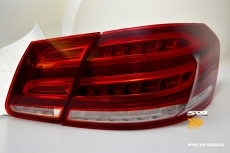 SWCeli LED Rckleuchten fr Mercedes E-Klasse W212 09-13 Limo red/clear mit wischblinker