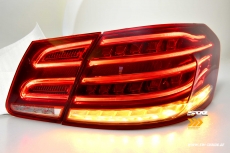 SWCeli LED Rckleuchten fr Mercedes E-Klasse W212 09-13 Limo red/clear mit wischblinker
