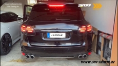 SW-Celi LED taillights for Porsche Cayenne II 92A 958 11-14 with LED wiping indicator Black/smoke