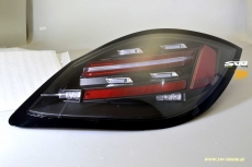 SW-Celi LED Rckleuchten fr Porsche Boxster Cayman 987.2 Facelift 10-14 Black/clear Lightbar