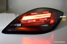 SW-Celi LED Rckleuchten fr Porsche Boxster Cayman 987.2 Facelift 10-14 Black/clear Lightbar