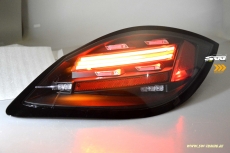 SW-Celi LED Rckleuchten fr Porsche Boxster Cayman 987.2 Facelift 10-14 Black/clear Lightbar