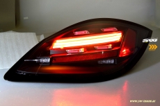 SW-Celi LED Rckleuchten fr Porsche Boxster Cayman 987.2 Facelift 10-14 Black/clear Lightbar