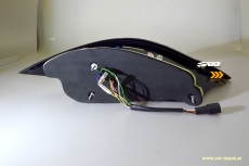 SW-Celi LED Rckleuchten fr Porsche Boxster Cayman 987.2 Facelift 10-14 Black/clear Lightbar