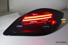 SW-Celi LED Rckleuchten fr Porsche Boxster Cayman 987.2 Facelift 10-14 Black/smoke Lightbar-RED