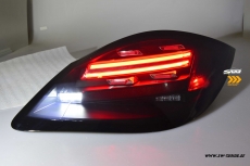 SW-Celi LED Rckleuchten fr Porsche Boxster Cayman 987.2 Facelift 10-14 Black/smoke Lightbar-RED