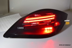 SW-Celi LED Rckleuchten fr Porsche Boxster Cayman 987.2 Facelift 10-14 Black/smoke Lightbar-RED