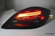 SW-Celi LED Rckleuchten fr Porsche Boxster Cayman 987.2 Facelift 10-14 Black/smoke Lightbar-RED