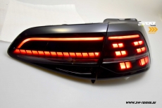 SWCeli LED Rckleuchten fr VW Golf 7 Limo AU 12-16 Black/smoke LED Wischblinker