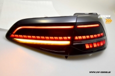 SWCeli LED Rckleuchten fr VW Golf 7 Limo AU 12-16 Black/smoke LED Wischblinker