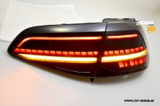 SWCeli LED Rckleuchten fr VW Golf 7 Limo AU 12-16 Black/smoke LED Wischblinker