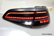 SWCeli LED Rckleuchten fr VW Golf 7 Limo AU 12-16 Black/smoke LED Wischblinker