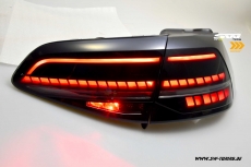 SWCeli LED Rckleuchten fr VW Golf 7 Limo AU 12-16 Black/smoke LED Wischblinker