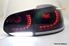 SW-Celi LED taillights for Golf 6 08-12 black/smoke/white with LED wiper indicator