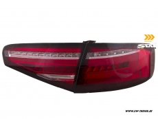 SW-Celi LED Rckleuchten Audi A4 B8 8K Limo Facelift 12-15 red/clear LED Wischblinker fr Serien LED