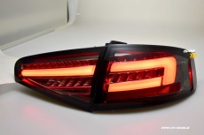 SW-Celi LED Rckleuchten Audi A4 B8 8K Limo Facelift 12-15 smoke LED Wischblinker fr Serien LED