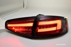 SW-Celi LED Rckleuchten Audi A4 B8 8K Limo Facelift 12-15 smoke LED Wischblinker fr Serien LED