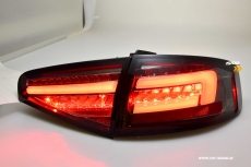 SW-Celi LED Rckleuchten Audi A4 B8 8K Limo Facelift 12-15 smoke LED Wischblinker fr Serien LED