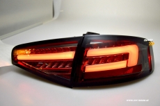 SW-Celi LED Rckleuchten Audi A4 B8 8K Limo Facelift 12-15 smoke LED Wischblinker fr Serien LED