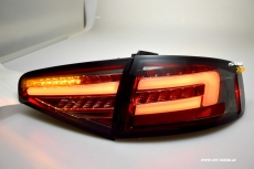 SW-Celi LED Rckleuchten Audi A4 B8 8K Limo Facelift 12-15 smoke LED Wischblinker fr Serien LED
