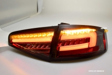 SW-Celi LED Rckleuchten Audi A4 B8 8K Limo Facelift 12-15 smoke LED Wischblinker fr Serien LED