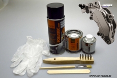 Bremssattel Lack-Set grau elephant grey metallic 7 teilig Foliatec 575ml (100ml/5,21EUR)