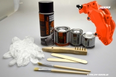 brake caliper paint set Neon Orange 10 pieces Foliatec 700ml (100ml/4,28)