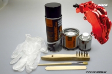 Bremssattel Lack-Set performance RED Rot 7 teilig Foliatec 575ml (100ml/5,21EUR)