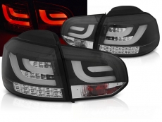 SWCeli LED Rckleuchten fr VW Golf 6 1K 08-12 black/clear Lightbar