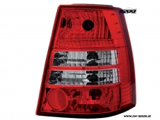 SW Klarglas Rckleuchten fr VW Golf 4 Variant / Bora Variant 97-06 red/clear