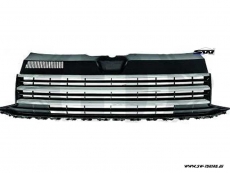 SW-Design Frontgrill fr VW T6 SG 16-20 Model 3-Rippen schwarz / chrom