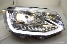 SW-DRLTube Scheinwerfer fr VW T6 Typ SG 16-20 LED Tagfahrlicht Lighttube Wischblinker chrom