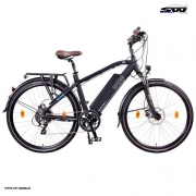 NCM-E-Bike Venice Plus 28 Zoll E-Trekking Urban Mattschwarz