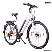 NCM-E-Bike MILANO PLUS 28 ZOLL TREKKING WEISS